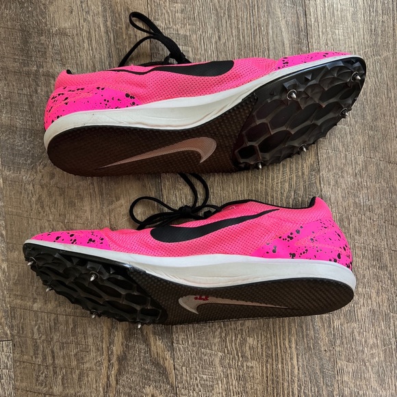 Size 10 - Nike Zoom Rival D 10 Pink Blast Black 2020 - Picture 3 of 5